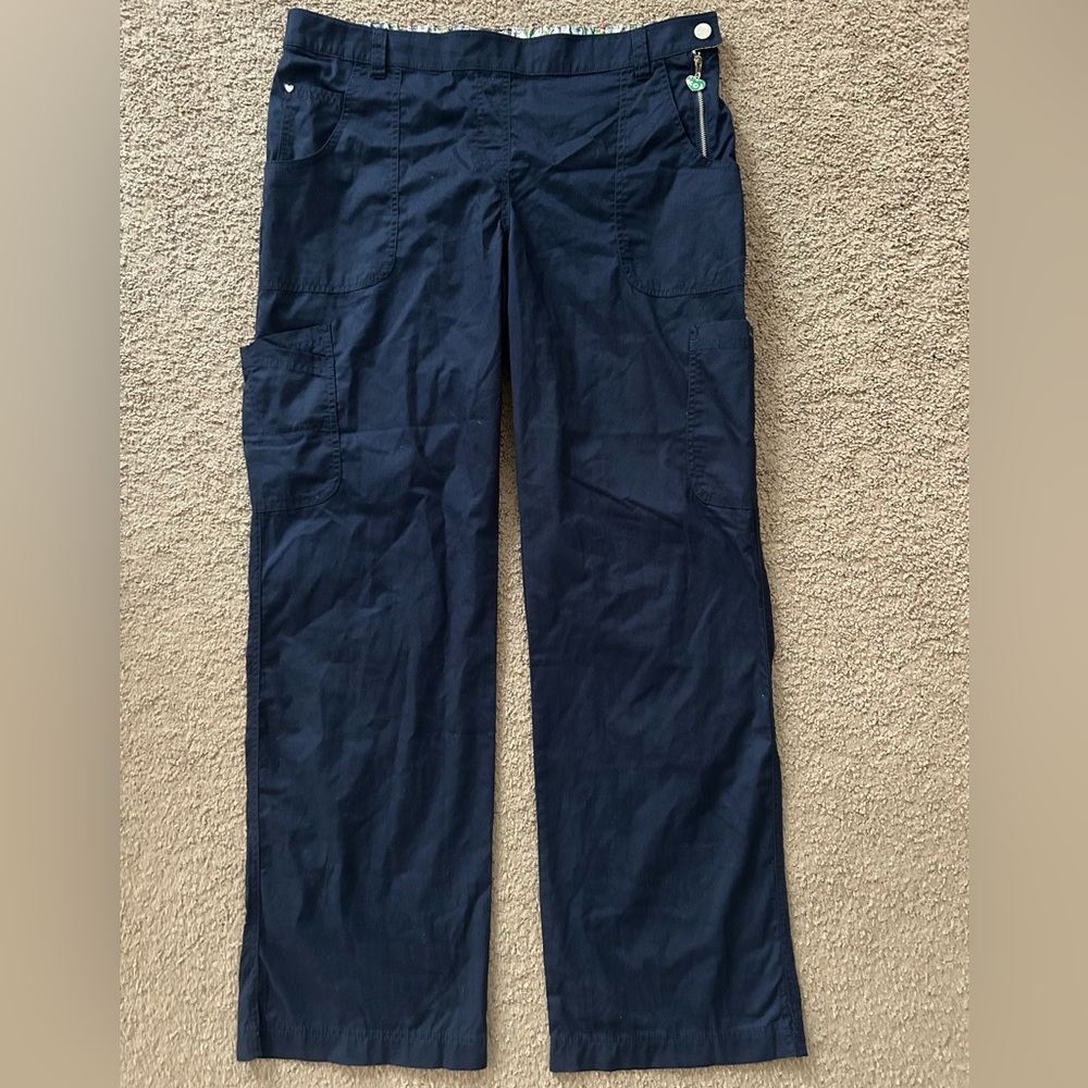 Koi Women’s Navy Scrub Pants Size XL Tall